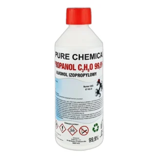 Alkohol izopropylowy 99,9% w butelce 500 ml do zastosowań technicznych — zdjęcie 1