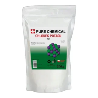 Chlorek potasu KCl – 500 g czystej soli bez dodatków — zdjęcie 1