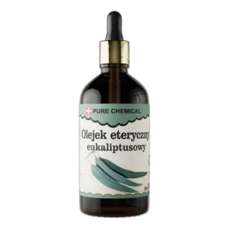Naturalny olejek eteryczny z eukaliptusa – 100 ml do sauny, aromaterapii i inhal — zdjęcie 1