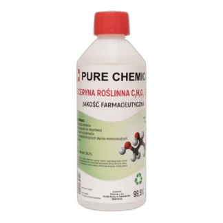 Gliceryna roślinna 99,5% – ciecz do zastosowań technicznych 500 ml — zdjęcie 1