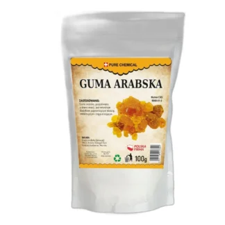 Proszek naturalnej gumy arabskiej – 100 g do emulsji i powlekania — zdjęcie 1