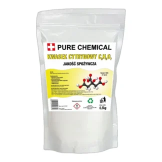 Kwas cytrynowy E330 500 g – proszek do zastosowań chemicznych i domowych — zdjęcie 1