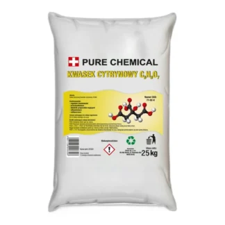 Kwasek cytrynowy wegański niesiarkowany Pure Chemical 25 kg — zdjęcie 1