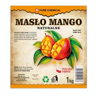 Masło mango techniczne do aplikacji chemicznych i formulacji 1000 g — zdjęcie 1