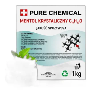 Mentol krystaliczny 1 kg do zastosowań przemysłowych — zdjęcie 1