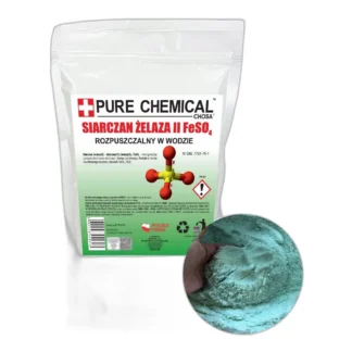 Siarczan żelaza(II) 1 kg – kryształy do zastosowań technicznych — zdjęcie 1
