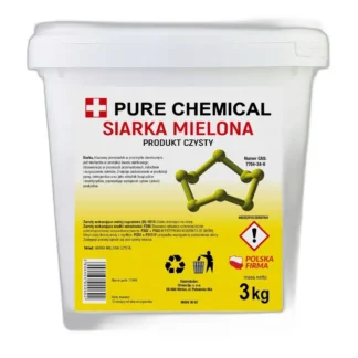 Nawóz siarka, siarczan Pure Chemical proszek 3 kg — zdjęcie 1