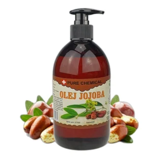 OLEJ JOJOBA tłoczony na zimno nierafinowany + dozownik kosmetyczny pielęgnacja s — zdjęcie 1