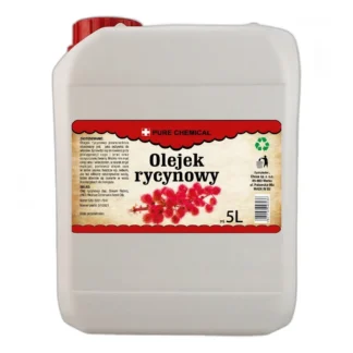 Olej z nasion rycynowca nierafinowany, forma naturalna, pojemność 5 litrów — zdjęcie 1