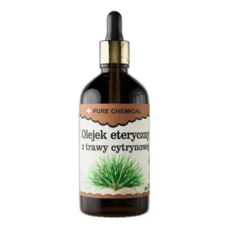 Olejek eteryczny z trawy cytrynowej, 100 ml – świeży cytrusowy zapach — zdjęcie 1