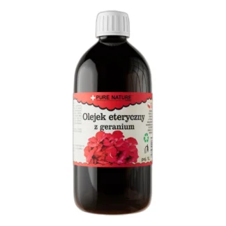 OLEJEK GERANIUM NATURALNY ETERYCZNY Z GERANIUM BEZ DODATKÓW 1L — zdjęcie 1