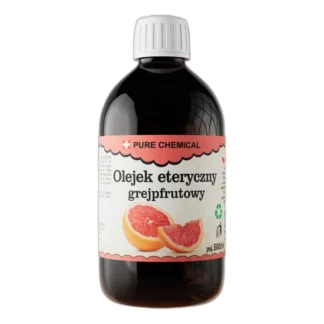 OLEJEK GREJPFRUTOWY NATURALNY ENERGETYZUJĄCY BEZ DODATKÓW 500ml 0,5L — zdjęcie 1