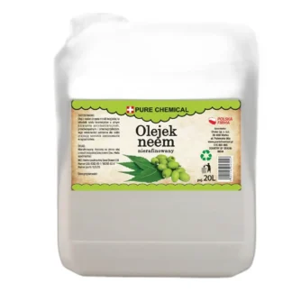 OLEJEK NEEM NIERAFINOWANY TŁOCZONY NA ZIMNO 20L — zdjęcie 1