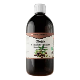OLEJEK TAMANU NIERAFINOWANY TŁOCZONY NA ZIMNO 1l 1000ml — zdjęcie 1