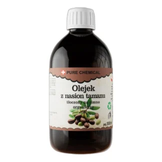 OLEJEK TAMANU NIERAFINOWANY TŁOCZONY NA ZIMNO 0,5l 500ml — zdjęcie 1