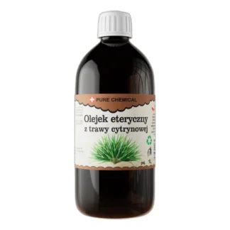 OLEJEK Z TRAWY CYTRYNOWEJ ETERYCZNY NATURALNY BEZ DODATKÓW 1L 1000ml — zdjęcie 1