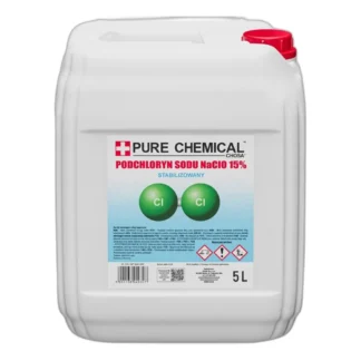 Podchloryn sodu 15% – płyn do dezynfekcji, 5 litrów — zdjęcie 1