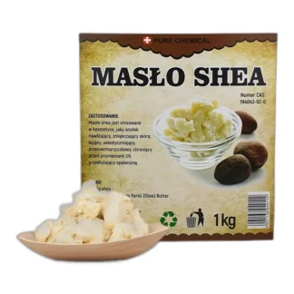 Nierafinowane masło shea – 1000 g do pielęgnacji skóry i włosów — zdjęcie 1