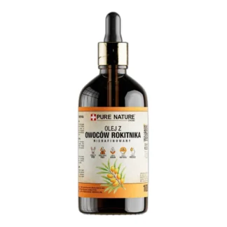 Olejek z rokitnika pospolitego, nierafinowany, 100 ml — zdjęcie 1