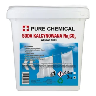 Soda kalcynowana – węglan sodu, 3 kg, do prania — zdjęcie 1