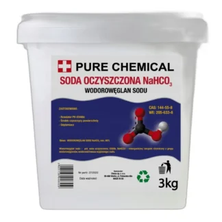 Ekologiczna soda oczyszczona – wodorowęglan sodu, 3 kg — zdjęcie 1