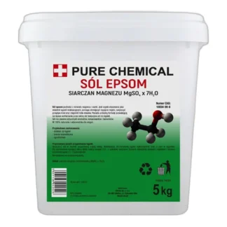 Siarczan magnezu w formie soli kąpielowej, masa 5 kilogramów — zdjęcie 1