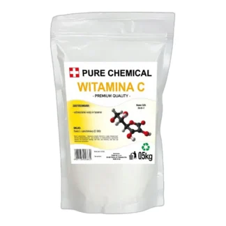 Kwas L-askorbinowy, 500 g, do basenów — zdjęcie 1