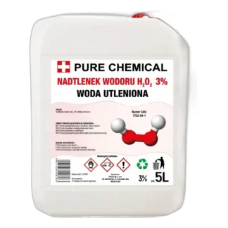 Nadtlenek wodoru 3% w wodzie – roztwór do zastosowań technicznych 5000 ml — zdjęcie 1