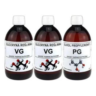 Zestaw odczynników chemicznych Pure Chemical gliceryna i glikol 1,5 l — zdjęcie 1